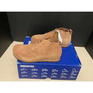 New! Womens Birkenstock Dundee Plus Rust Brown Suede Boots. Size 36-US 5 Reg Fit